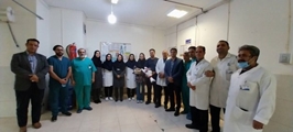 کارشناسان معاونت فرهنگی دانشگاه علوم پزشکی شیراز پرستار شاغل در بخش شوک درمانی بیمارستان ابن سینا را غافلگیر نمودند.