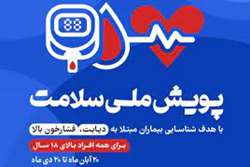 ایستگاه پویش ملی سلامت با هدف غربالگری دیابت و فشار خون در مرکز آموزشی درمانی ابن سینا برپا می باشد.
