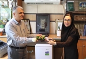 تقدیر معاون درمان دانشگاه علوم پزشکی شیراز از مددکار نمونه بیمارستان ابن سینا